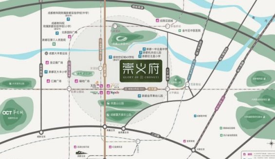 置地崇义府 】营销中心新葡京娱乐成都【香投(图3)